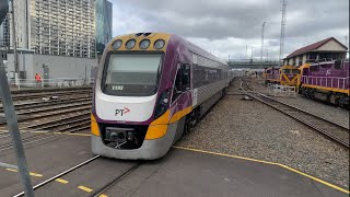 VLine VS93 amp VS97 Arriving at Southern Cross Station from Albury [upl. by Neysa]