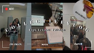 Collective High School Vlog  rantsschool workmusicfits etc [upl. by Haiasi]