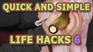 LIFE HACKS  7 ways to open a Wine bottle without a corkscrew [upl. by Cohlette314]