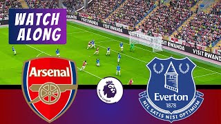 🔴 Arsenal vs Everton  English Premier League 202324  PES 21 Simulation [upl. by Dnalrag]