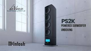 50000 Mcintosh PS2K Powered Subwoofer unboxing [upl. by Drol]