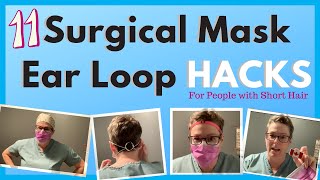 11 Surgical Mask Hacks to Save Your Ears DIY [upl. by Thorma]