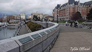 Walking Through Downtown Victoria BC November 2024 tyglaofficial travel [upl. by Rowell]