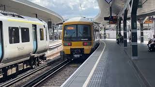 Southeastern Class 465 train departing from Platform 6 at London Bridge on a service to Dartford [upl. by Harvie]