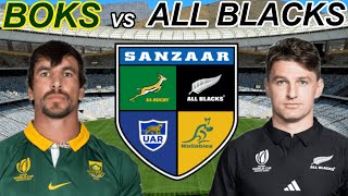 SOUTH AFRICA vs NEW ZEALAND Rugby Championship 2024 Live Commentary 2nd Test [upl. by Gilder]