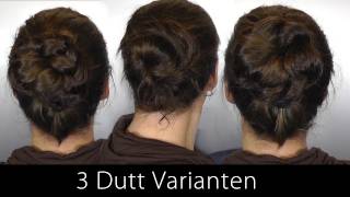 3 Dutt Varianten auch für langes Haar  meine BadHairDay Frisur [upl. by Aillemac283]