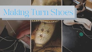 Beginner Renaissance Turn Shoes from a Kit [upl. by Linad]