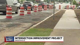 Intersection improvement project in Greenville [upl. by Pisano]