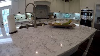 DIY Kitchen Remodel 13 Quartz Countertops [upl. by Tiff7]