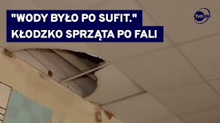 Kłodzko Jelenia Góra  tam już sprzątają po powodzi Relacje reporterów TVN24 [upl. by Roslyn]