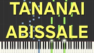 tananaiabissalerallentatoslowpiano facile easy tutorial [upl. by Nnylassej]