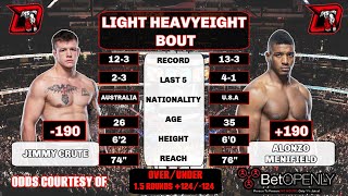 Jimmy Crute vs Alonzo Menifield UFC 284 Fight Breakdown [upl. by Cida]