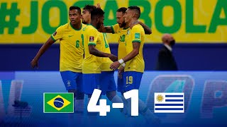 Eliminatorias  Brasil 41 Uruguay  Fecha 12 [upl. by Bebe161]