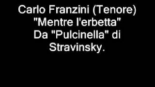 Carlo Franzini Tenore quotMentre lerbettaquot [upl. by Nnybor]