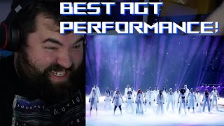 Singer first time reaction to SAINTED on AGT ALL STARS 2024  PURPLE RAIN [upl. by Ydoc]