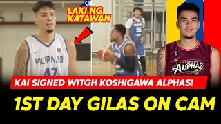 VIRAL KAI SOTTO 1ST DAY ON CAM GILAS 5 ON 5  KAI SOTTO SIGNED WITH KOSHIGAYA ALPHAS [upl. by Romola435]