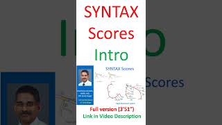 SYNTAX Scores [upl. by Rissa384]