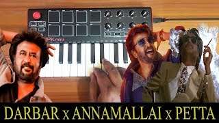 Darbar x Annamalai x Petta  Mass Bgm Mix By Raj Bharath  Rajinikanth  Deva  Anirudh [upl. by Letsyrhc]