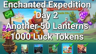 Lords Mobile  New Event Enchanted Expedition Another 50 Lanterns And 1000 Tokens [upl. by Doro]