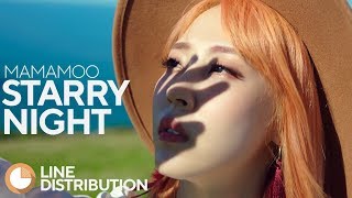 MAMAMOO – Starry Night 별이 빛나는 밤 Line Distribution [upl. by Bertero249]