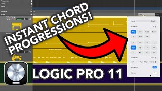 Logic Pro 11  Chord Track FULL TUTORIAL [upl. by Alaehcim107]