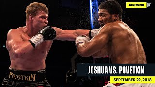 FULL FIGHT  Anthony Joshua vs Alexander Povetkin DAZN REWIND [upl. by Erdda]