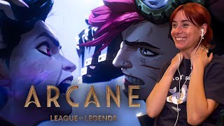 FINALLY JINX VS VI 💥 ARCANE Season 2 Ep 23 Reaction [upl. by Darooge387]