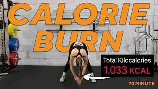 1000 CALORIES WORKOUT  70 Min HIIT workout at home  no equipment [upl. by Barb]