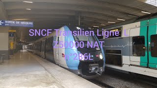 SNCF Transilien Ligne L et RER A Spot à CergyPréfecture et Trajet de CergyLeHaut à Achèresville [upl. by Bully912]