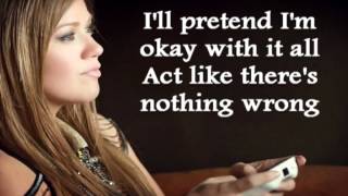 Kelly Clarkson  Cry lyrics [upl. by Enyrb]