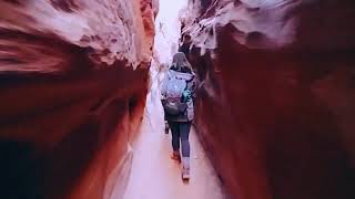 Grand StaircaseEscalante hiking slot canyons [upl. by Brittni702]