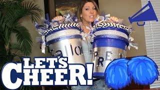 HOW TO MAKE A CHEERLEADER CHEER BUCKET or FLEXIBLE CLASSROOM SEATING [upl. by Ahsiadal]