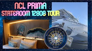 Norwegian Prima Balcony Stateroom 12808 Room Tour [upl. by Magdau649]