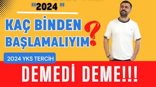 Tercih Yaparken Kaç Bin Sıralamadan Başlamalıyım  YKS Tercih [upl. by Verbenia]