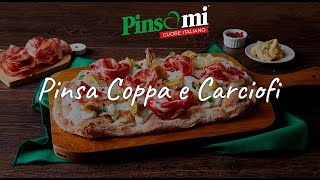 Ricetta Pinsa  Pinsa con Coppa e Carciofi [upl. by Skier]