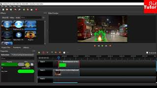 How to Create Green Screen Effect in OpenShot [upl. by Cuttie]
