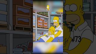 What happens when Homer gains eternal life😮 simpsons shorts [upl. by Llenyar]