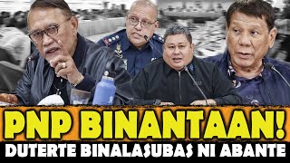 BINALASUBAS si Duterte Abante may matinding BABALA sa kapulisan [upl. by Ylecic650]