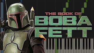 The Book of Boba Fett Theme  Piano Tutorial [upl. by Esenej]