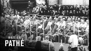 Conclusion Of The Popes Nine Day Funeral 1958 [upl. by Nyrol]