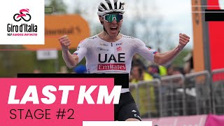 Giro dItalia 2024  Stage 2 Last KM [upl. by Aymik]