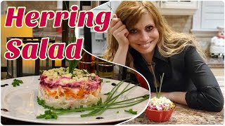 How To Make Restaurant Quality HERRING SALAD  TASTY and EASY [upl. by Nednil961]