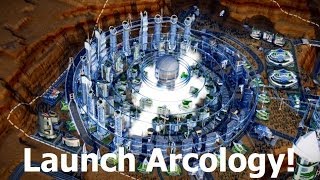 ★ SimCity 5 2013  The Launch Arcology Reedited with New Footage [upl. by Naillimxam]