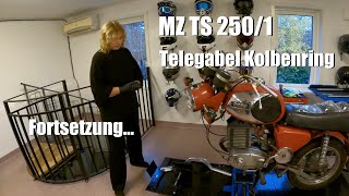 MZ TS2501 Telegabel Kolbenring [upl. by Ynnhoj138]