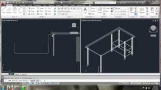 AutoCAD 2013  3D Modeling Basics  Desk  Brooke Godfrey [upl. by Higgs]