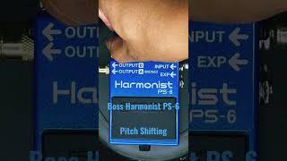 Boss Harmonist PS6 bosspedals ps6 stompbox guitareffects pitchshifting guitar harmonist [upl. by Arty]