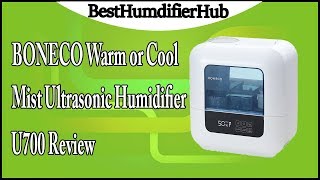 BONECO Warm or Cool Mist Ultrasonic Humidifier U700 Review [upl. by Alyag]