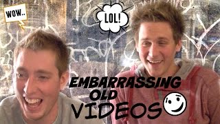 EMBARRASSING OLD SKATEBOARD VIDEO  REACTION [upl. by Previdi]