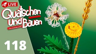 Pusteblume Neue LEGO Polybags und erster Blick auf Botanischen Garten  Quatschen amp Bauen 118 LIVE [upl. by Ventura539]