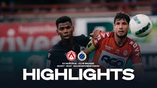 KV KORTRIJK  CLUB BRUGGE  HIGHLIGHTS  20232024 [upl. by Eessac]